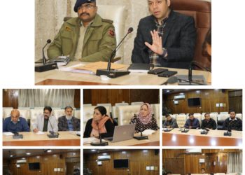 DC Srinagar assesses flood control preparations, mitigation measures