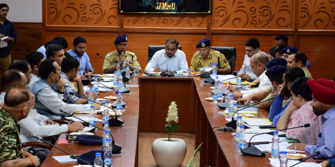 Div Com Jammu, ADGP Jammu discuss arrangements for Shri Amarnathji Yatra 2024