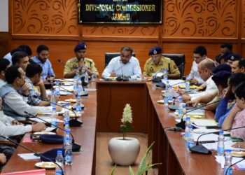 Div Com Jammu, ADGP Jammu discuss arrangements for Shri Amarnathji Yatra 2024