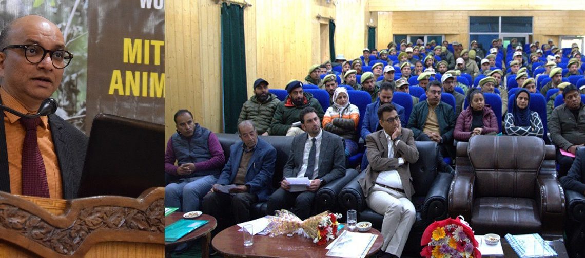 Six days long technical workshop cum training programme on ‘Human Wildlife Conflict for frontline staff’ commences at Dachigam National Park