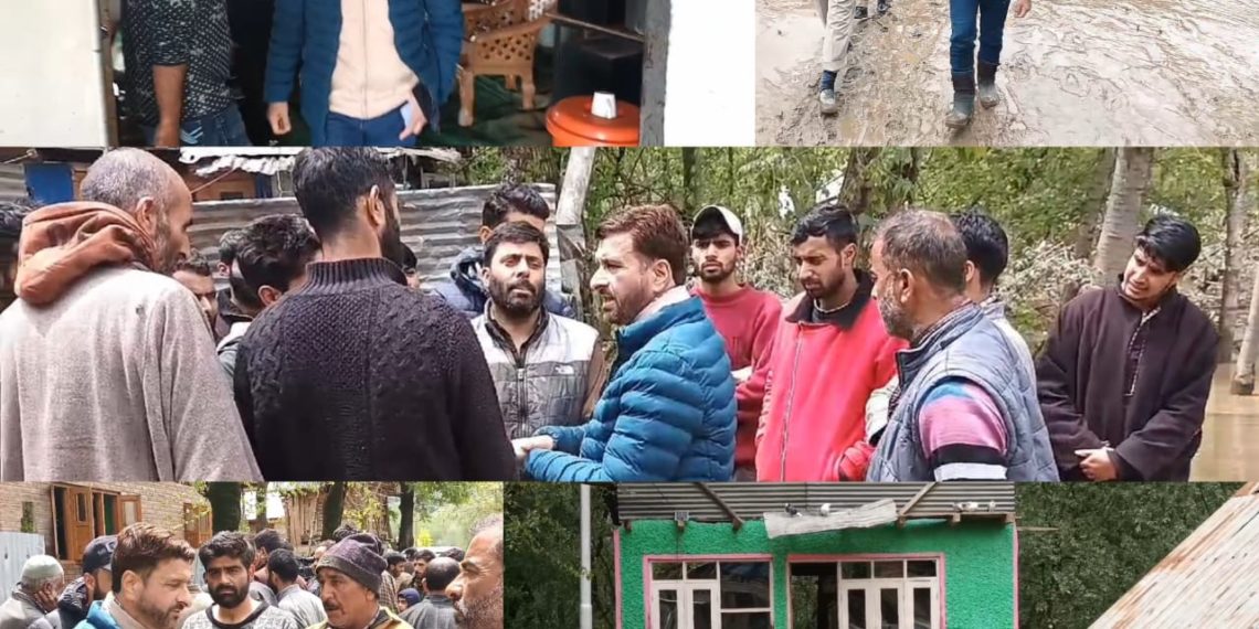 ADC Handwara visits flood affected Kawari village; takes stock of situation