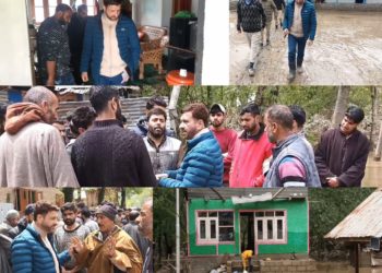 ADC Handwara visits flood affected Kawari village; takes stock of situation