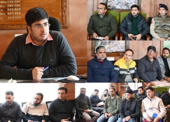 Lok Sabha Elections-2024  DEO Shopian reviews arrangements for Home Voting & Postal Voting