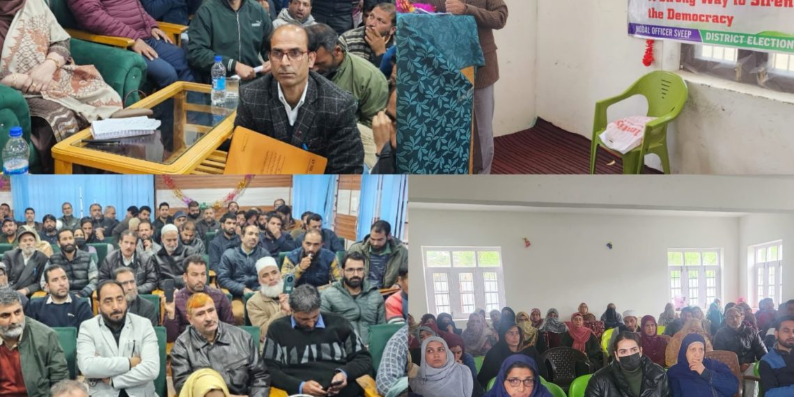 Lok Sabha Elections-2024 SVEEP awareness programme empowers Communities at Pulwama