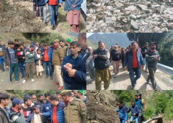SDM Karnah Conducts Extensive Tour, Ensures Restoration Work Amidst Road Connectivity Challenges