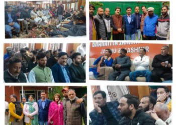 BJP Unit in Kashmir Holds Crucial Meeting at S1 Church Lane, Srinagar