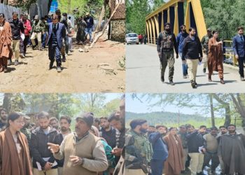 DC Kupwara visits flood affected areas of Handwara