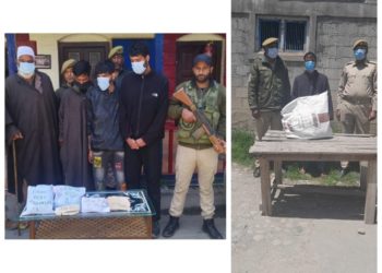 Police arrests 05 drug peddlers in Pulwama; Contraband substances recovered