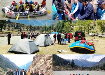 Two week river rafting event commences at Gulabgarh Paddar