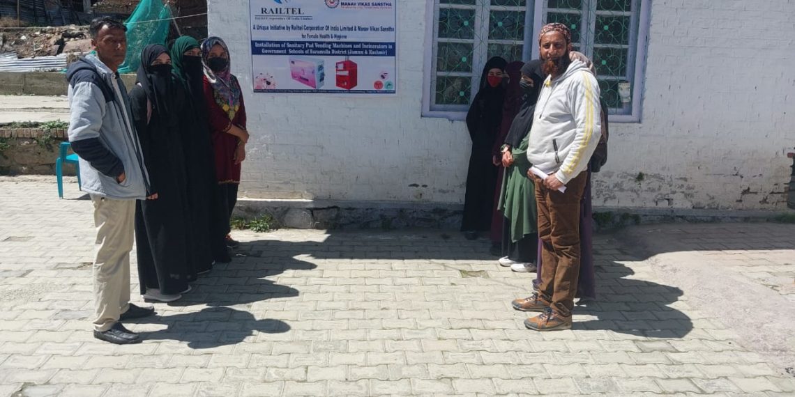 RailTel Corporation’s CSR Initiative Improves Menstrual Hygiene in Jammu and Kashmir Schools