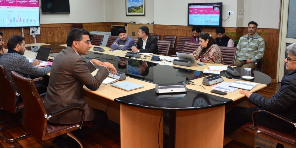 CS reviews the progress of implementation of SBM (G), development of Panchayat Index