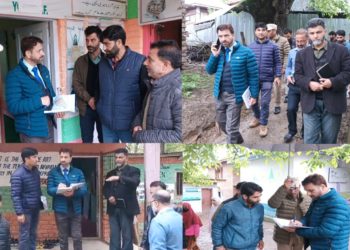  ADC Handwara inspects different polling stations in Drugmulla