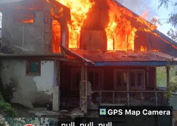 Devastating Fire Engulfs Abdul Raouf’s Residence in Khawarpara, Karnah, Kupwara.