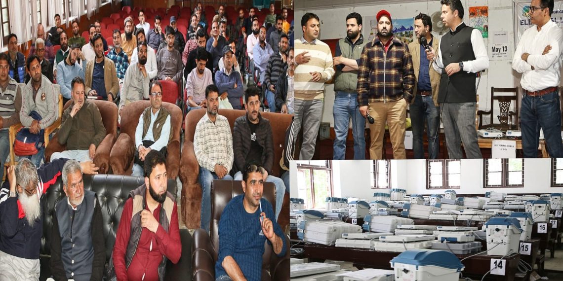Lok Sabha Elections-2024  Poll staff imparted Election Training in all ACs of Srinagar
