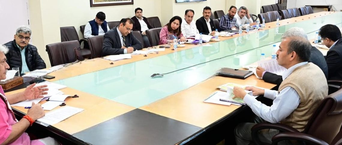 Lt Governor chairs review meeting of Science and Technology Department