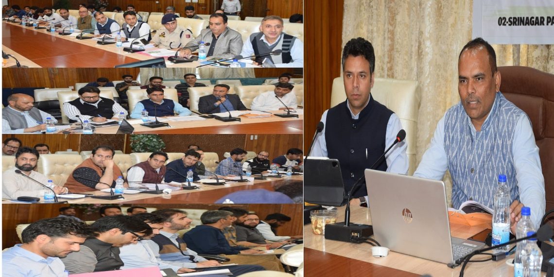 Lok Sabha Polls-2024 CEO calls for ramping up SVEEP activities to ensure highest voter turnout in Srinagar PC Chairs review meeting, oversees Srinagar district’s readiness for General Elections