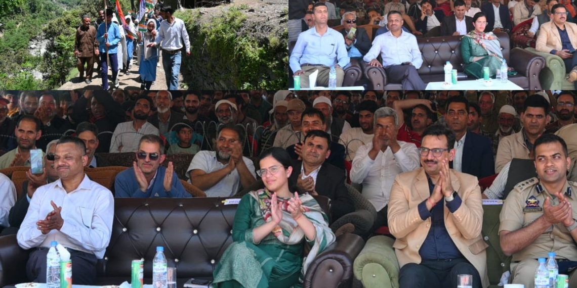 Mega Rally Celebrates Democracy at Teethwal Karnah near LoC