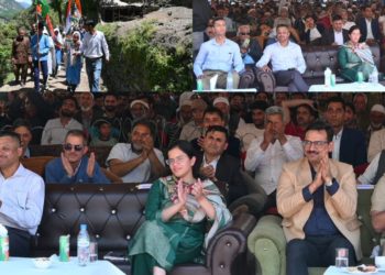 Mega Rally Celebrates Democracy at Teethwal Karnah near LoC
