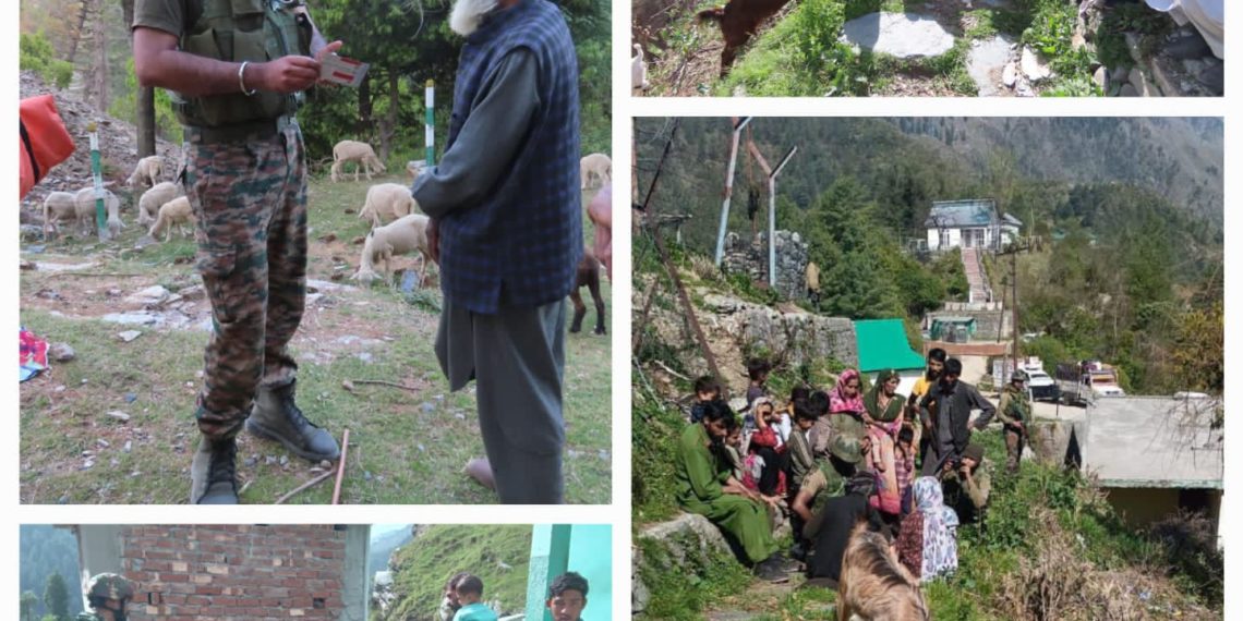 Indian Army Conducts Outreach Medical Drive for Gujjar and Bakkarwal Communities in Dera Ki Gali, Rajouri