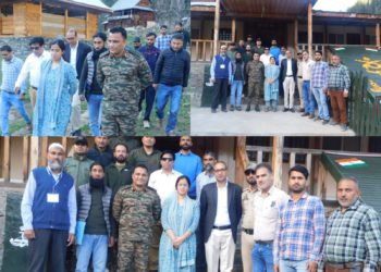 DEO Kupwara visits far-flung  Kamkadi village ,  inspects polling station