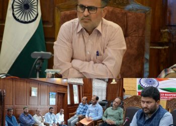 DC Bandipora chairs DLC meeting on Change of Land Use