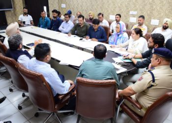 DC Jammu discusses school transport safety with principals