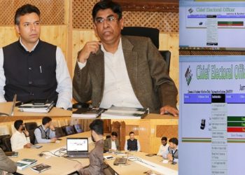 Lok Sabha Elections 2024  Final Randomization for allotment of Polling Stations to Poll Staff & Micro Observers held for Srinagar PC