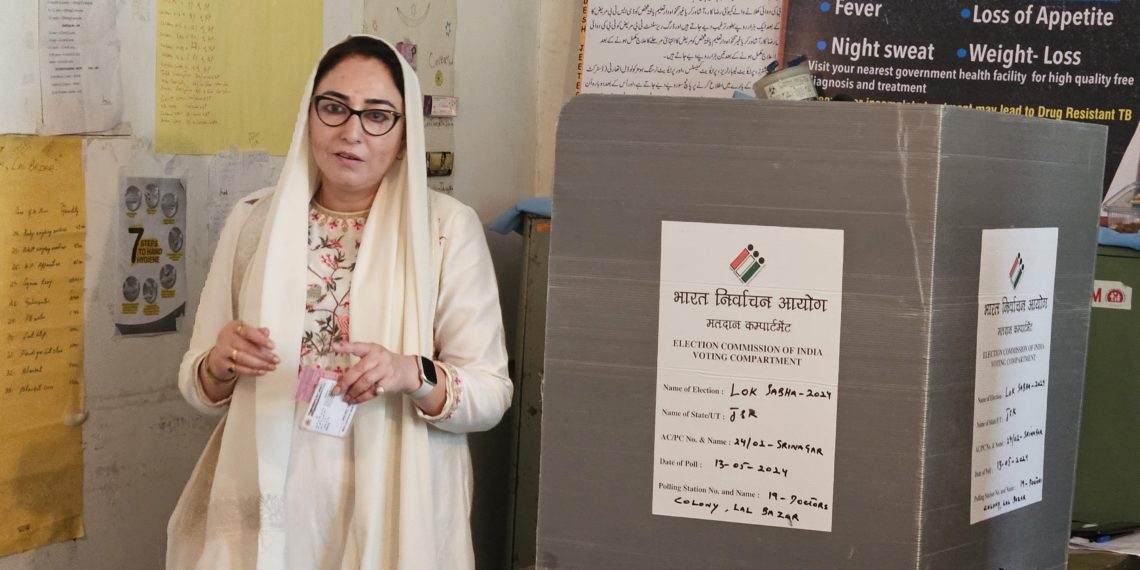 First election in Kashmir after decades without bloodshed and boycott coercion”: Andrabi
