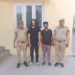Jammu & Kashmir Police in Jammu District arrested two drug peddlers,26 grams of heroin (Chitta)seized by Police Post Gadigarh
