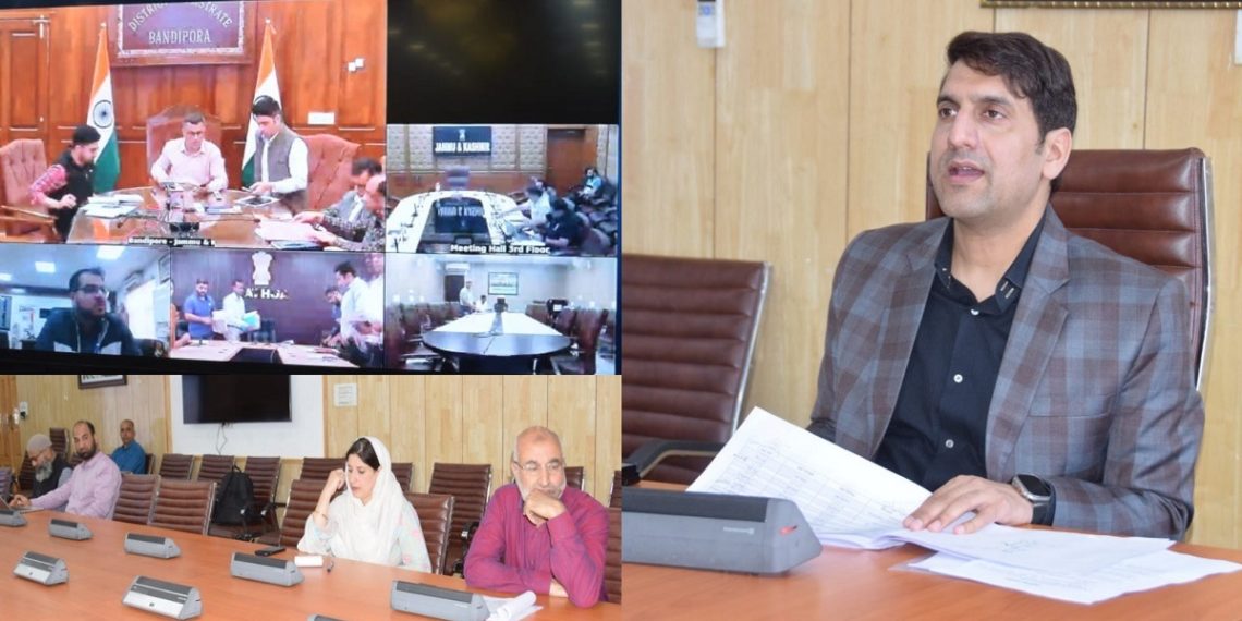 Aijaz Asad reviews implementation of Border Area Development Programme Asks for updation of progress on BADP Online Management System
