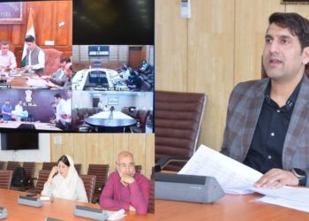 Aijaz Asad reviews implementation of Border Area Development Programme Asks for updation of progress on BADP Online Management System
