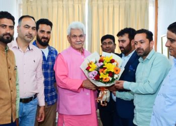 Delegation of J&K Vocational Trainers Welfare Association today called on Lieutenant Governor Shri Manoj Sinha at Raj Bhawan