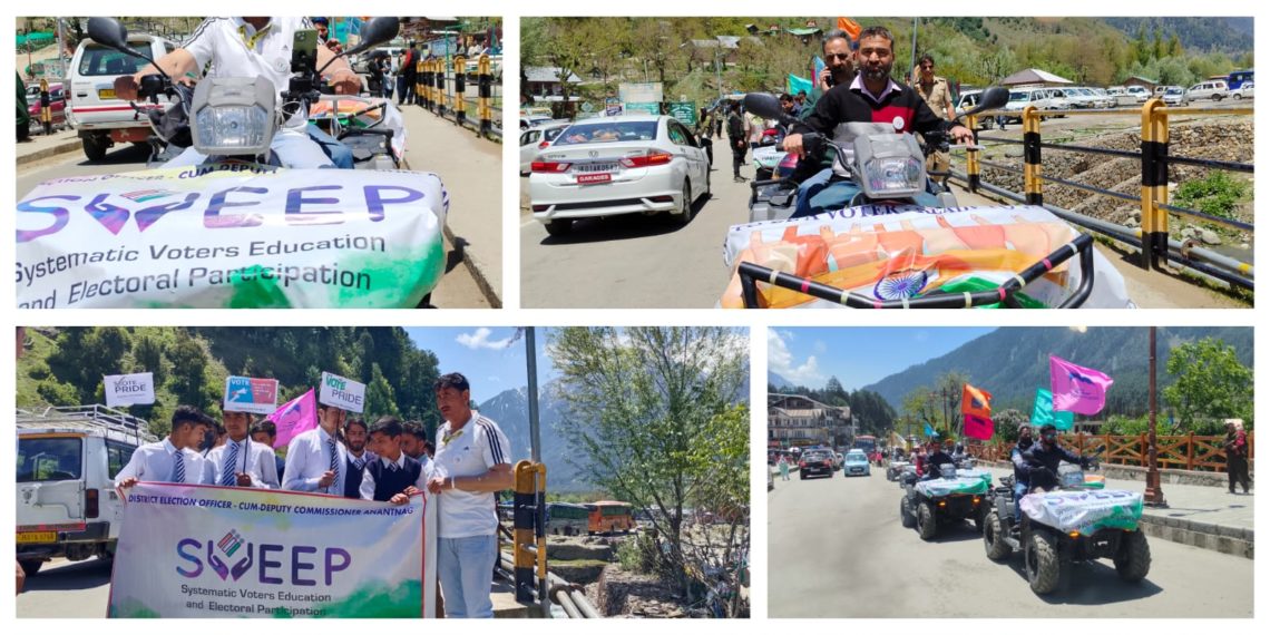 Lok Sabha Elections 2024: Mega SVEEP programme held at Pahalgam