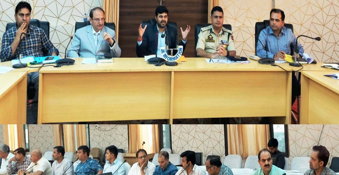 DDMA discusses District Disaster Management Plan for Kishtwar