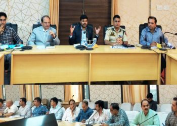 DDMA discusses District Disaster Management Plan for Kishtwar
