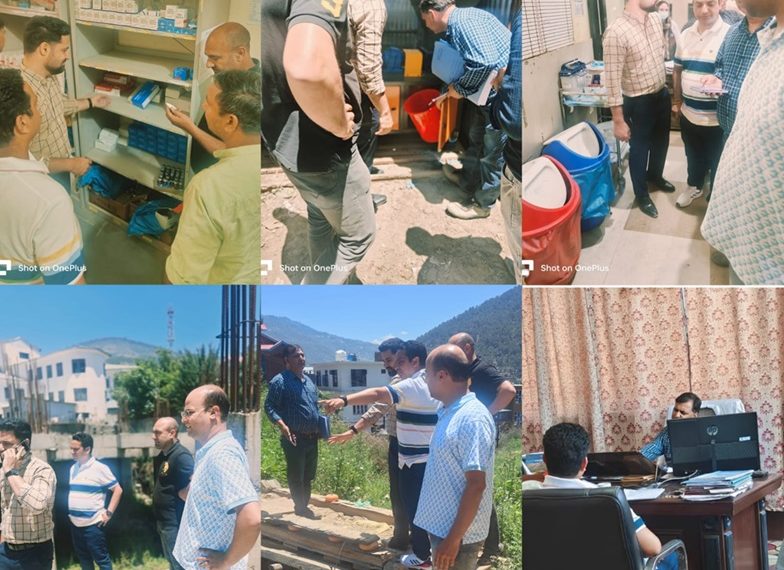 Team of officers assess cleanliness, sanitation standards in AH GMC Doda