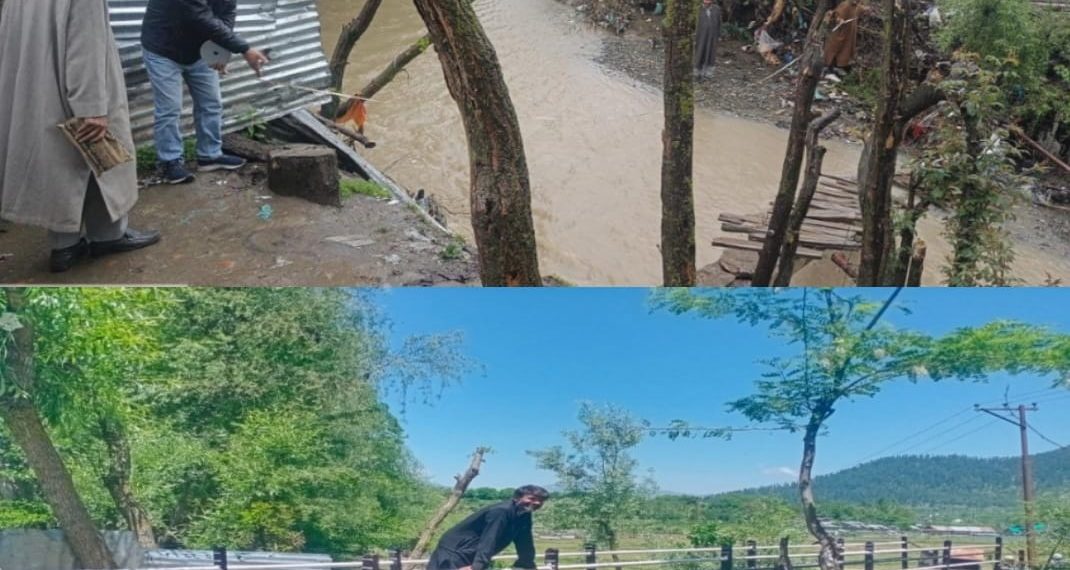 Lok Sabha elections 2024:Steel decked Foot Bridge constructed under MGNREGA connects life at Handwara, RDD completes bridge within fortnight’s time, handed over to people