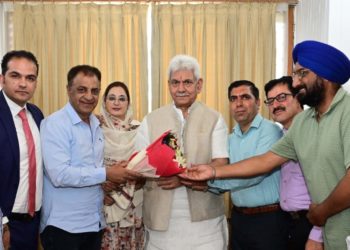 Joint Delegations and Community Representatives Meet Lieutenant Governor Manoj Sinha at Raj Bhawan