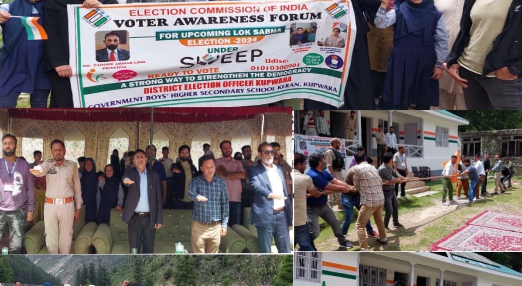 Lok Sabha Elections 2024: Scores throng Mega SVEEP event at Keran, vow to vote on May 20 elections.