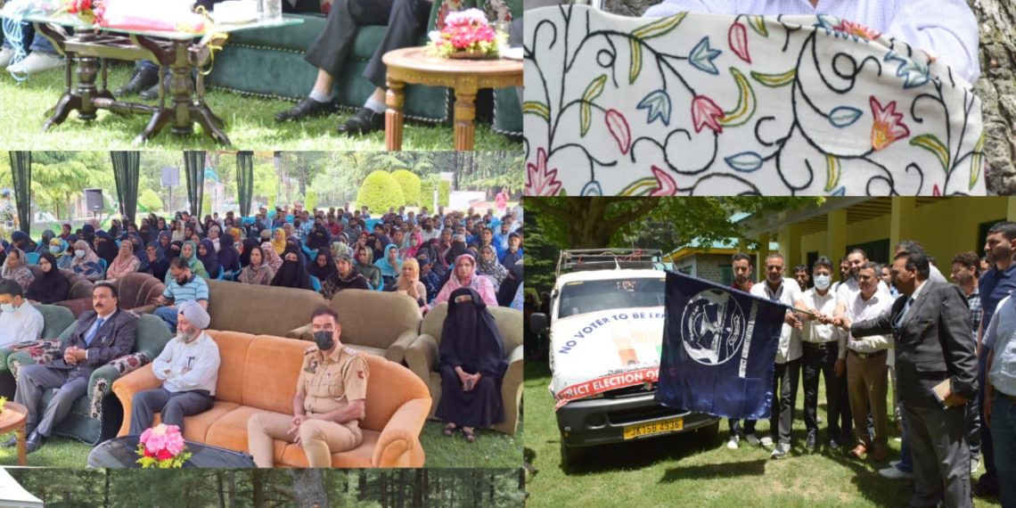 Lok Sabha Elections 2024  Distt Admin Bandipora organizes mega Event under SVEEP at picturesque Chittarnar