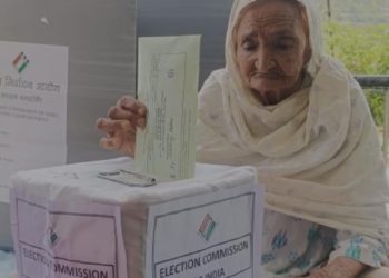 104 Years women Cast her vote In poonch