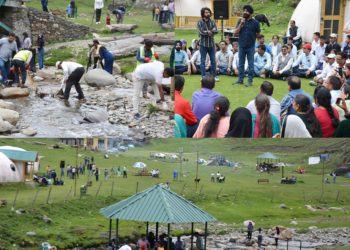 Bhaderwah: Cleanliness drive conducted at Jai Valley, Guldanda and Padhri areas