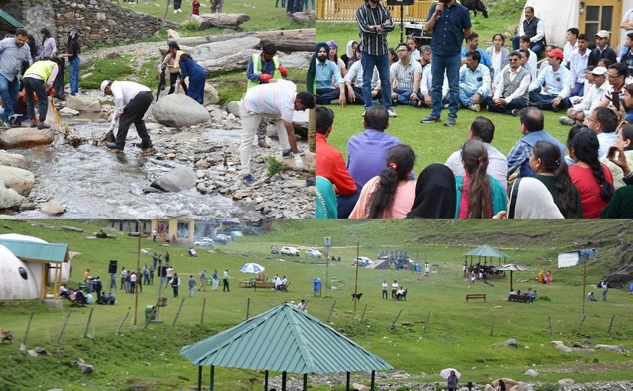 Bhaderwah: Cleanliness drive conducted at Jai Valley, Guldanda and Padhri areas