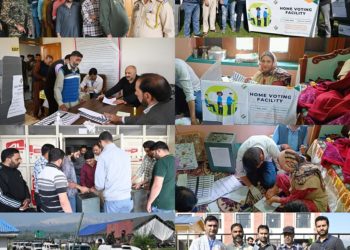 Lok Sabha Elections 2024  Home Voting held for Senior citizen, PwD Voters of Zainapora segment at Shopian