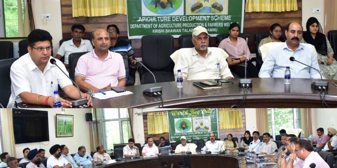 World Bee Day Agriculture Department Jammu organises awareness events themed “Bee Engaged with Youth”