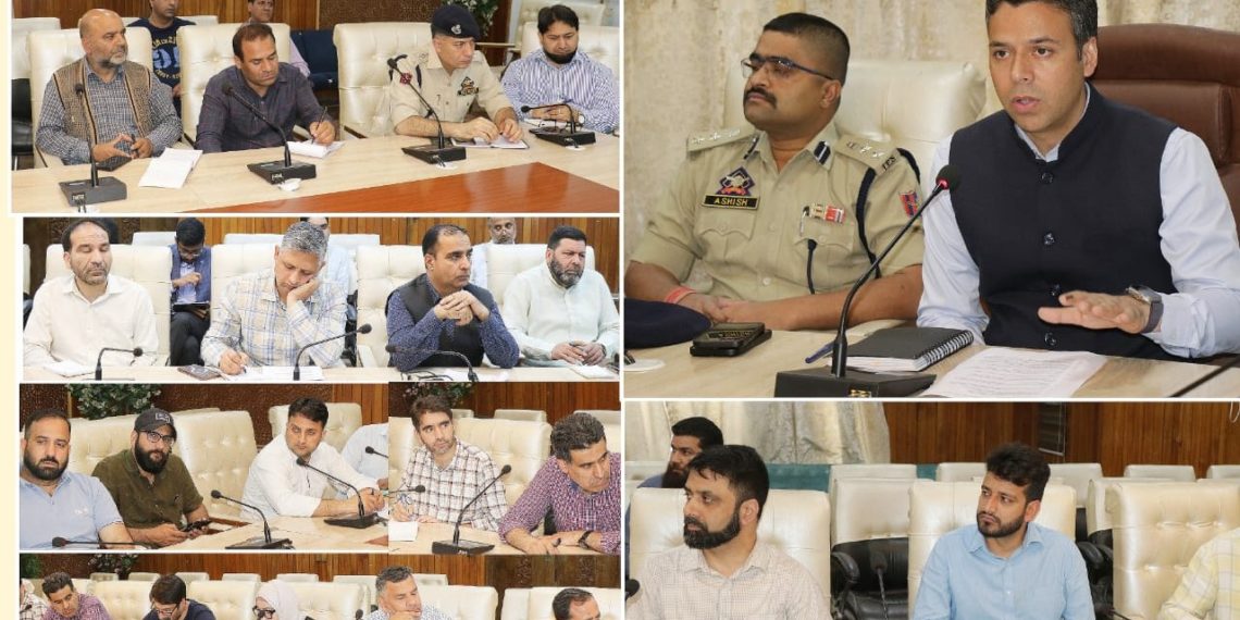 Lok Sabha Elections-2024 RO Srinagar PC reviews preparedness regarding arrangements for Counting of Votes