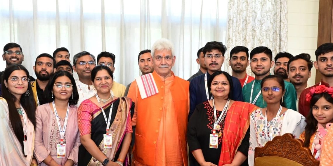 Lt Governor interacts with Yuva Sangam’s youth delegation from Maharashtra under Ek Bharat Shreshtha Bharat initiative