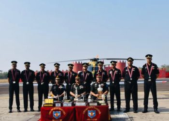 JOINT PASSING OUT PARADE OF COMBAT AVIATORS COURSE AVIATION HELICOPTER INSTRUCTORS COURSE AND REMOTELY PILOTED AIRCRAFT SYSTEM INSTRUCTOR CULMINATES AT NASHIK