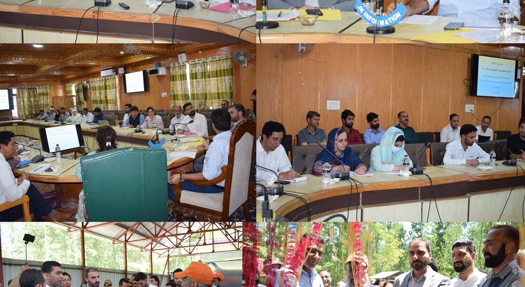 Secy RDD reviews progress of SBM-G infrastructure in Pulwama Visits Plastic Waste Management Unit at Kakapora