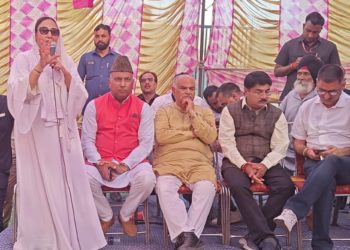 Ashok Koul, Dr Darakhshan Andrabi, G A Khatana & Narendra Patil addressed BJP rally at Dasaal Rajouri